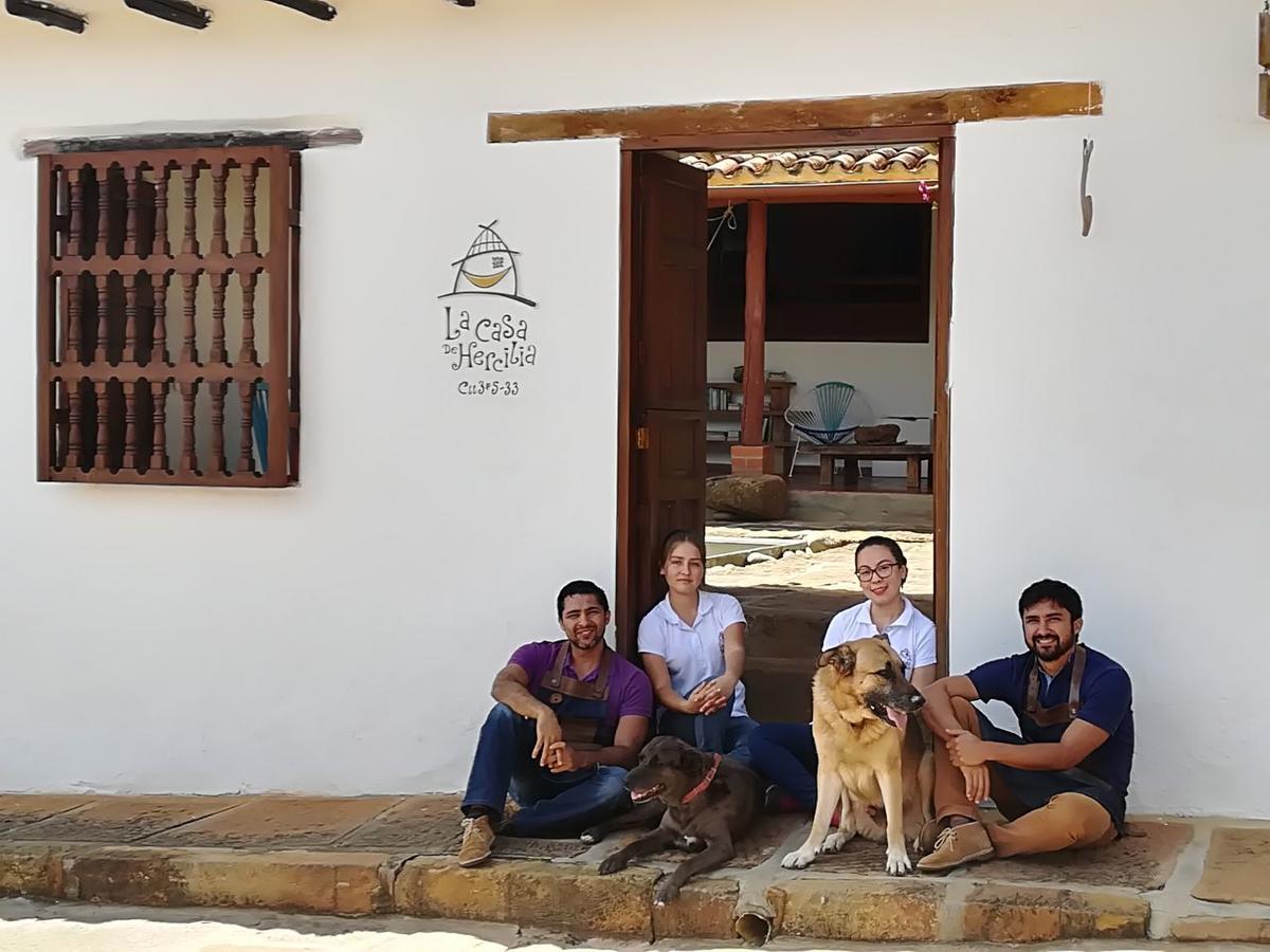 La Casa De Hercilia Boutique Barichara Exterior foto